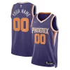 Cool Fascinante Splendido Phoenix Suns Nike 2021/22 Diamond Swingman Custom Jersey Icon Edition Purple