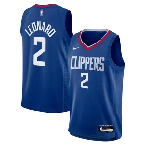 Cool Kawhi Leonard LA Clippers Nike Youth Swingman Jersey Icon Edition Royal