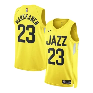 Lussuoso Lauri Markkanen Utah Jazz Nike Unisex Swingman Jersey Association Edition Gold