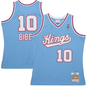 Cool Lussuoso Attraente Mike Bibby Sacramento Kings 2001/02 Hardwood Classics Swingman Jersey Light Blue