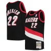 Cool Lussuoso Clyde Drexler Portland Trail Blazers Youth 1991/92 Hardwood Classics Swingman Jersey Black