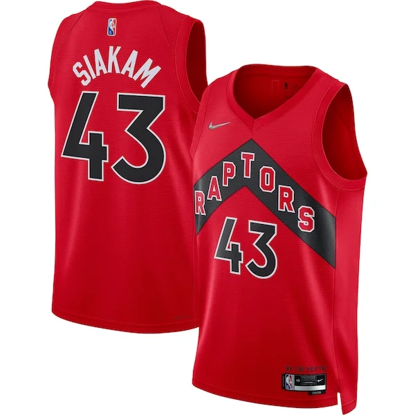 Cool Pascal Siakam Toronto Raptors Nike 2021/22 Diamond Swingman Jersey Icon Edition Red