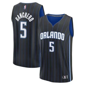 Cool Pratico Fantastico Paolo Banchero Orlando Magic Fast Break Replica Player Jersey Icon Edition Black