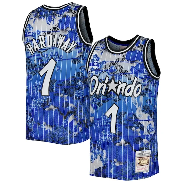 Cool Prestigioso Penny Hardaway Orlando Magic 1994/95 Hardwood Classics Lunar New Year Swingman Jersey Blue