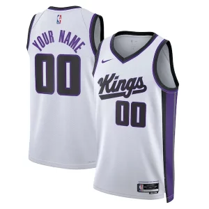 Cool Sacramento Kings Nike Unisex Swingman Custom Jersey Association Edition White