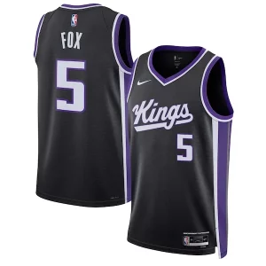 Delizioso Bellissimo Comodo De'Aaron Fox Sacramento Kings Nike Unisex Swingman Jersey Icon Edition Black/White