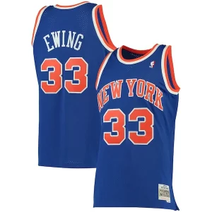 Delizioso Bellissimo Robusto Patrick Ewing New York Knicks 1991/92 Big & Tall Hardwood Classics Swingman Jersey Blue