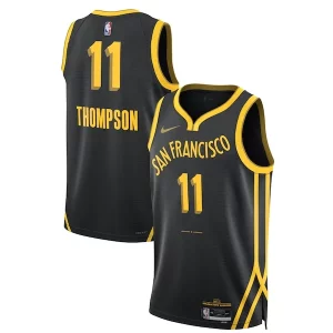 Delizioso Carino Klay Thompson Golden State Warriors Nike Unisex 2023/24 Swingman Jersey Black City Edition