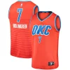 Delizioso Chet Holmgren Oklahoma City Thunder Fast Break Replica Player Jersey Statement Edition Orange