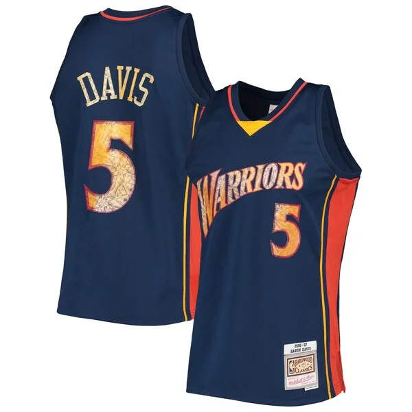 Delizioso Classico Elegante Baron Davis Golden State Warriors 2006/07 Hardwood Classics NBA 75th Anniversary Diamond Swingman Jersey Royal