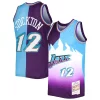Delizioso Cool John Stockton Utah Jazz Hardwood Classics 1996/97 Split Swingman Jersey Purple/Turquoise
