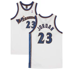Delizioso Cool Michael Jordan Washington Wizards Authentic Autographed White Nike Jersey