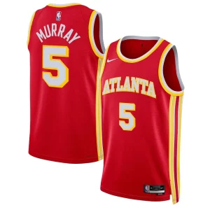 Comodo Accattivante Classico Dejounte Murray Atlanta Hawks Nike Unisex Swingman Jersey Association Edition Red