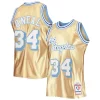 Delizioso Fascinante Classico Shaquille O'Neal Los Angeles Lakers 75th Anniversary 1996/97 Hardwood Classics Swingman Jersey Gold