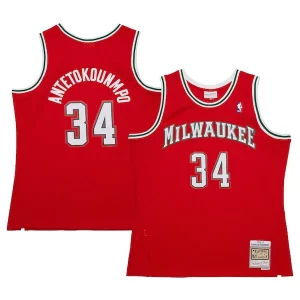 Delizioso Giannis Antetokounmpo Milwaukee Bucks 2014/15 Hardwood Classics Swingman Jersey Red