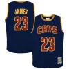 Delizioso LeBron James Cleveland Cavaliers Youth 2008/09 Hardwood Classics Swingman Jersey Navy