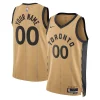 Delizioso Lussuoso Bellissimo Toronto Raptors Nike Unisex 2023/24 Custom Swingman Jersey Gold City Edition