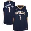 Delizioso Meraviglioso Fascinante Zion Williamson New Orleans Pelicans Nike Youth Swingman Jersey Icon Edition Navy/White