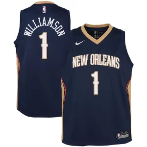Delizioso Meraviglioso Fascinante Zion Williamson New Orleans Pelicans Nike Youth Swingman Jersey Icon Edition Navy/White