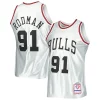 Delizioso Meraviglioso Stupendo Dennis Rodman Chicago Bulls 1997/98 Hardwood Classics 75th Anniversary Swingman Jersey Platinum
