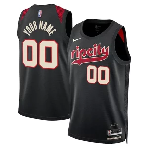 Delizioso Moderno Portland Trail Blazers Nike Unisex 2023/24 Custom Swingman Jersey Black City Edition