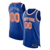 Delizioso New York Knicks Nike 2021/22 Diamond Swingman Authentic Custom Jersey Icon Edition Blue