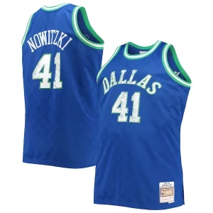 Delizioso Versatile Duraturo Dirk Nowitzki Dallas Mavericks Big & Tall 1998/99 NBA 75th Anniversary Diamond Swingman Jersey Blue