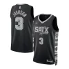 Duraturo Carino Magnifico Keldon Johnson San Antonio Spurs Jordan Brand Unisex Swingman Jersey Statement Edition Black