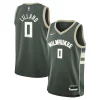 Duraturo Damian Lillard Milwaukee Bucks Nike Youth Swingman Jersey Icon Edition Hunter Green