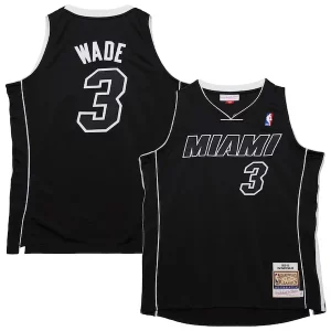 Duraturo Eccezionale Fantastico Dwyane Wade Miami Heat 2011/12 Hardwood Classics Authentic Jersey Black