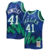 Duraturo Fantastico Magnifico Dirk Nowitzki Dallas Mavericks Hardwood Classics 1998/99 Hyper Hoops Swingman Jersey Blue