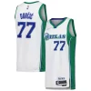 Duraturo Incantevole Cool Luka Dončić Dallas Mavericks Nike Swingman Player Jersey City Edition White