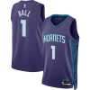Duraturo Incantevole LaMelo Ball Charlotte Hornets Jordan Brand Unisex Swingman Jersey Statement Edition Purple