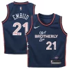 Duraturo Joel Embiid Philadelphia 76ers Nike Toddler Swingman Replica Jersey City Edition Navy
