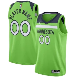 Duraturo Minnesota Timberwolves Jordan Brand Swingman Custom Jersey Statement Edition Green