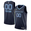 Duraturo Moderno Memphis Grizzlies Nike Unisex Swingman Custom Jersey Navy Icon Edition