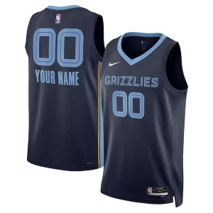 Duraturo Moderno Memphis Grizzlies Nike Unisex Swingman Custom Jersey Navy Icon Edition