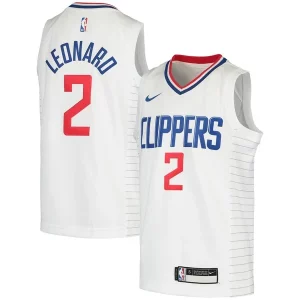Duraturo Raffinato Fantastico Kawhi Leonard LA Clippers Nike Youth 2020/21 Swingman Jersey Association Edition White/Royal