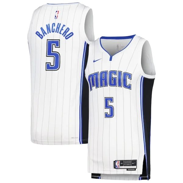 Duraturo Resistente Attraente Paolo Banchero Orlando Magic Nike Unisex Swingman Jersey Association Edition White