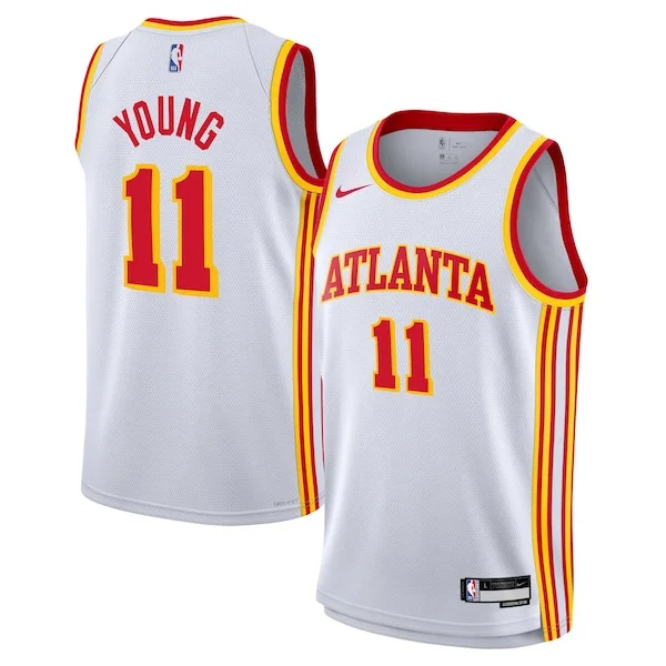 Duraturo Resistente Delizioso Trae Young Atlanta Hawks Nike Youth Swingman Jersey Association Edition White