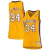 Duraturo Shaquille O'Neal Los Angeles Lakers Women's 1999/00 Hardwood Classics Swingman Jersey Gold