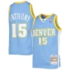 Duraturo Sofisticato Carmelo Anthony Denver Nuggets Youth 2003 04 Hardwood Classics Swingman Jersey Powder Blue