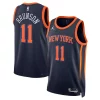 Duraturo Stupendo Jalen Brunson New York Knicks Jordan Brand Unisex Swingman Player Jersey Statement Edition Navy