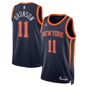 Duraturo Stupendo Jalen Brunson New York Knicks Jordan Brand Unisex Swingman Player Jersey Statement Edition Navy