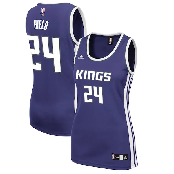 Duraturo Trendy Sofisticato Buddy Hield Sacramento Kings adidas Women's Road Replica Jersey Purple