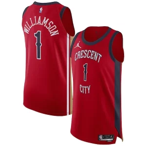 Eccezionale Attraente Fantastico Zion Williamson New Orleans Pelicans Jordan Brand Authentic Jersey Association Edition Red
