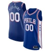 Eccezionale Attraente Resistente Philadelphia 76ers Nike Custom Authentic Jersey Icon Edition Royal