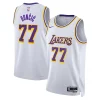 Eccezionale Comodo Gorgeous Luka Dončić Los Angeles Lakers Nike Association Edition Unisex Swingman Jersey White
