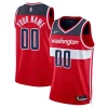 Eccezionale Elegante Accattivante Washington Wizards Nike Unisex Swingman Custom Jersey Red Icon Edition