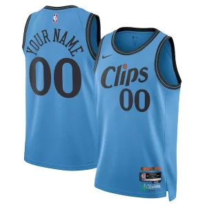 Eccezionale Fantastico Delizioso LA Clippers Nike Unisex 2024/25 Custom Swingman Jersey City Edition Light Blue